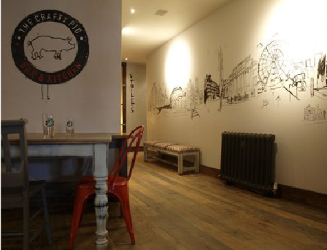 钟山教你判断手绘墙质量的好坏。